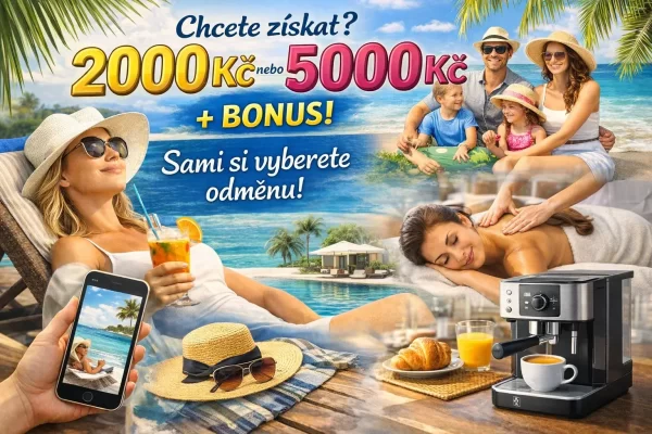 Soutěž 2000 nebo 5000 Kč 2026